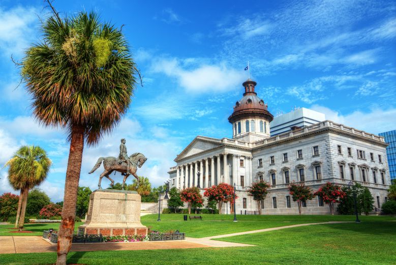 The South Carolina State House in Columbia